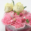 プリ花のフラワーケーキ　ストロベリー