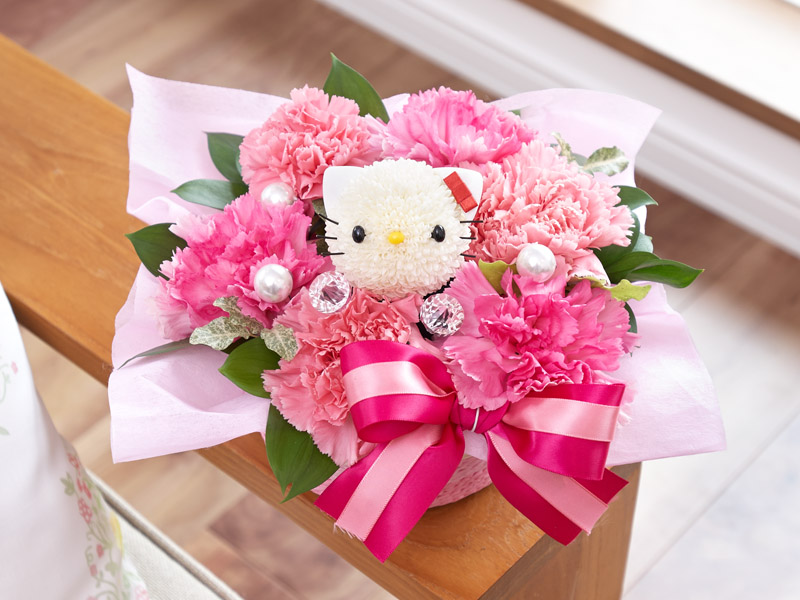 ハローキティのお花屋さん Hello Kittyの花 フラワーギフトの通販はお花屋さん