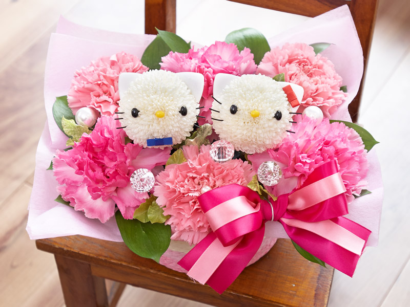 ハローキティのお花屋さん Hello Kittyの花 フラワーギフトの通販はお花屋さん