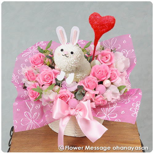 春の花うさぎ